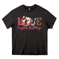 Asphalt love english bulldogs Heavy Core Tee - Artiststas