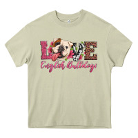 Mossy love english bulldogs Heavy Core Tee - Artiststas