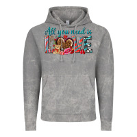 Cloud Rock all you need is love Vintage Hoodie - NancyCooperArtShop