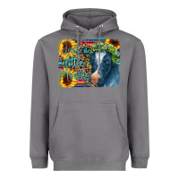 Storm Cow Serape Just a Little Moody Heavyweight Hoodie - CowCowDesign