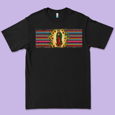 Lady Of Guadalupe  Sunflower Premium Tee Designed By Jahusdesignshop