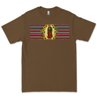 Cacao lady of Guadalupe  sunflower Premium Tee - JahusDesignShop