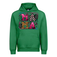 Emerald Racing leopard frame mama Mother's Day Urban Hoodie - LillyAllenDesigns