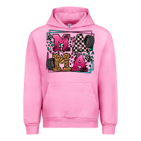Fuchsia Pink Racing leopard frame mama Mother's Day Urban Hoodie - LillyAllenDesigns