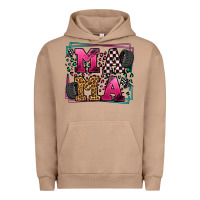 Pigment Burro Racing leopard frame mama Mother's Day Urban Hoodie - LillyAllenDesigns