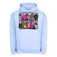 Pigment Grape Ice Racing leopard frame mama Mother's Day Urban Hoodie - LillyAllenDesigns
