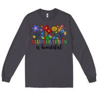 Smoke neurodiversity is beautiful Long Sleeve Tee - Artiststas