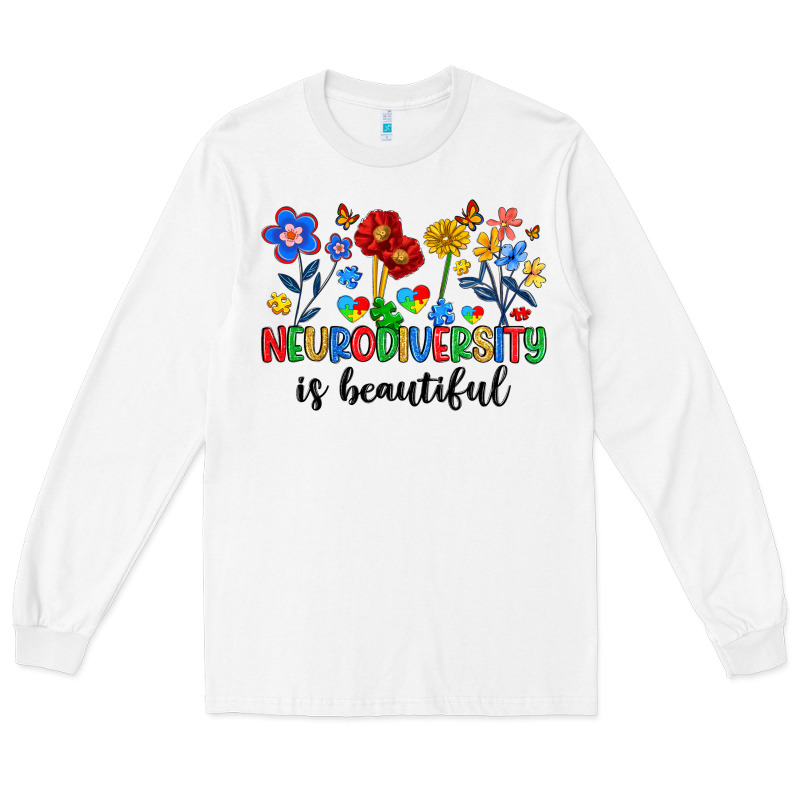 Neurodiversity Is Beautiful Long Sleeve Tee by Artiststas | Teevron