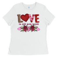 White love is all you need Ladies Tee - AdoDesignShop