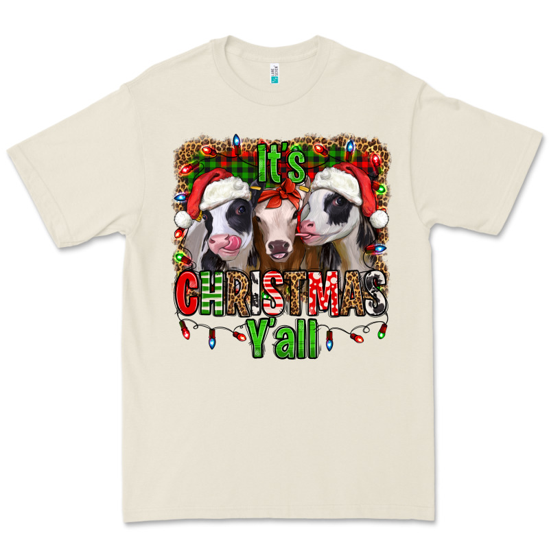 It's Christmas Y'all Heifers Premium Tee by Jasminsmagicworld | Teevron