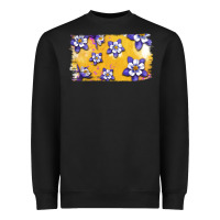 Black Rocky Mountain Columbine Flower Heavyweight Sweatshirt - Bettercallsaul