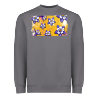 Rocky Mountain Columbine Flower Heavyweight Sweatshirt | Teevron