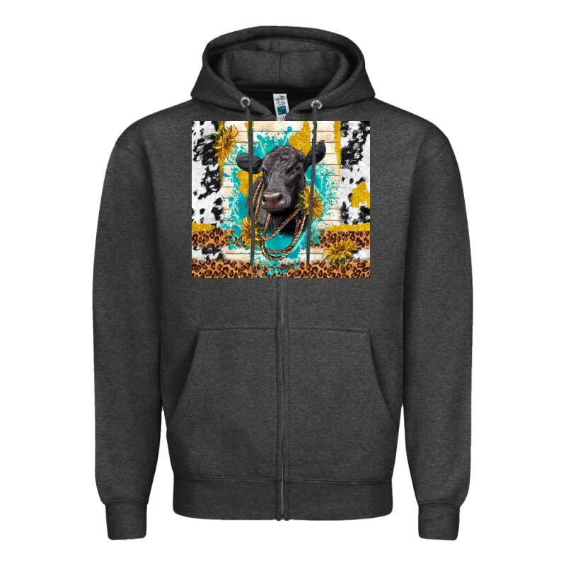 Black Angus Zipper Hoodie by TumblerDesignByShophia | Teevron