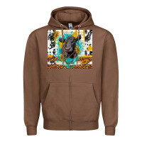 Chestnut black angus Zipper Hoodie - TumblerDesignByShophia