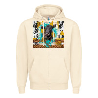 Sandshell black angus Zipper Hoodie - TumblerDesignByShophia