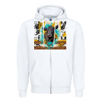 White black angus Zipper Hoodie - TumblerDesignByShophia