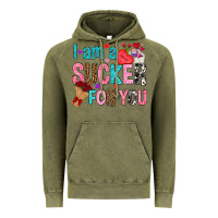 Vintage Olive i am a sucker for you Vintage Hoodie - NancyCooperArtShop