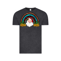 Vintage Black santa rainbow Vintage Tee - JahusDesignShop