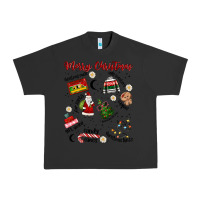 Pigment Black Merry Christmas Urban Heavy Tee - MaliasSmallBusiness