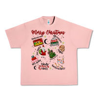 Salmon Merry Christmas Urban Heavy Tee - MaliasSmallBusiness