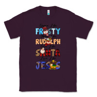 Plum Dance Like Frosty Shine Like Rudolph Give Like Classic Tee - MaliasSmallBusiness