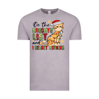 On The Naughty List And I Regret Nothing Vintage Tee | Teevron