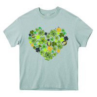 Arona heart shaped clover Heavy Core Tee - AdoDesignShop