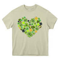 Mossy heart shaped clover Heavy Core Tee - AdoDesignShop