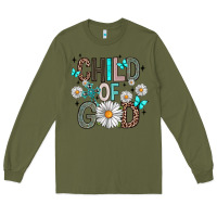 Army Green child of god Long Sleeve Tee - Artiststas
