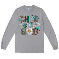 Heather Grey child of god Long Sleeve Tee - Artiststas