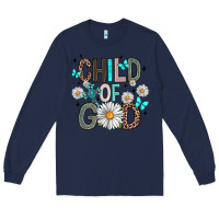 Navy child of god Long Sleeve Tee - Artiststas