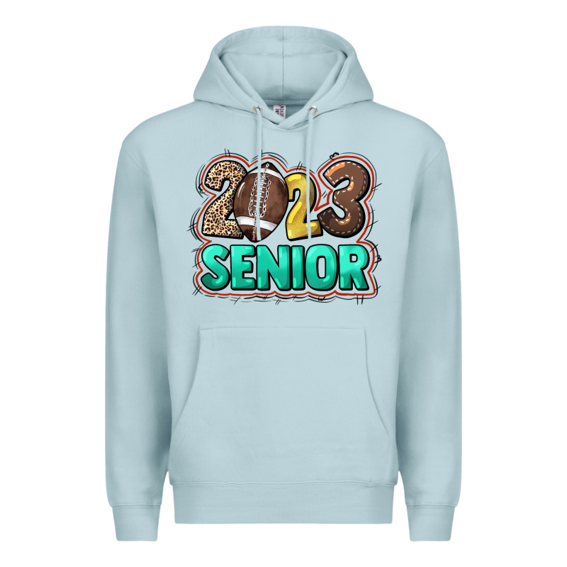 2023 Senior Football Premium Hoodie by HowdyJamesFarm | Teevron