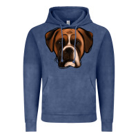 Vintage Denim Boxer Vintage Hoodie - Jasminsmagicworld
