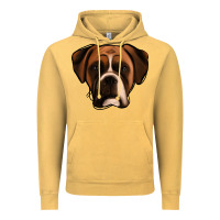 Vintage Mustard Boxer Vintage Hoodie - Jasminsmagicworld