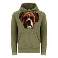 Vintage Olive Boxer Vintage Hoodie - Jasminsmagicworld