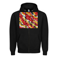 Black bandana and cowhide pattern Zipper Hoodie - TumblerDesignByShophia