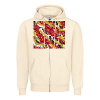 Sandshell bandana and cowhide pattern Zipper Hoodie - TumblerDesignByShophia
