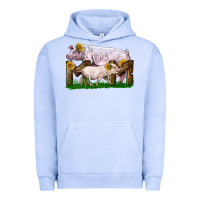 Pigment Grape Ice Mom With White Chester Pig And Baby Pig Urban Hoodie - LillyAllenDesigns