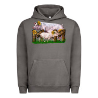 Pigment Tornado Mom With White Chester Pig And Baby Pig Urban Hoodie - LillyAllenDesigns