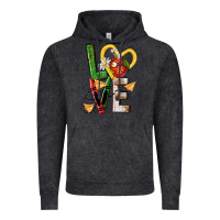 Vintage Black teacher love nca Vintage Hoodie - NancyCooperArtShop