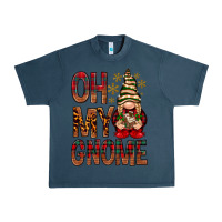 Midnight Navy Oh my gnome Urban Heavy Tee - NancyCooperArtShop