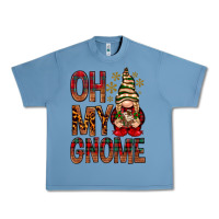 Pebble Blue Oh my gnome Urban Heavy Tee - NancyCooperArtShop