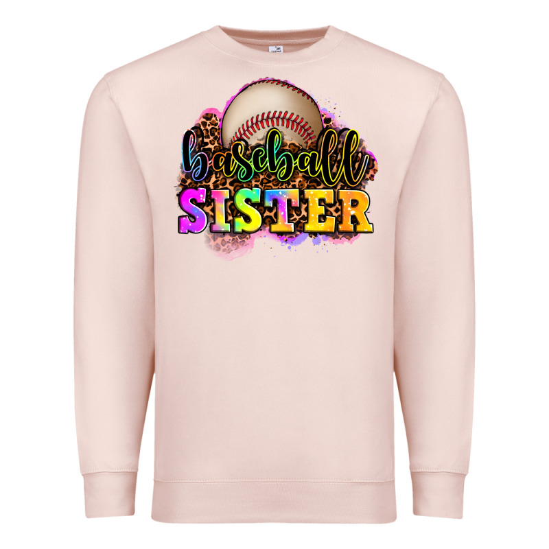 Baseball Sister Premium Sweatshirt by OliviaCreatesArt | Teevron