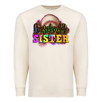 Sandshell baseball sister Premium Sweatshirt - OliviaCreatesArt