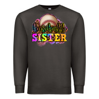 Smoke baseball sister Premium Sweatshirt - OliviaCreatesArt