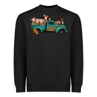 Black Farm Animals Truck Heavyweight Sweatshirt - Bettercallsaul