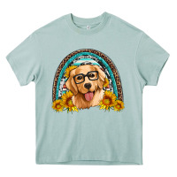 Arona golden retriever rainbow Heavy Core Tee - Artiststas
