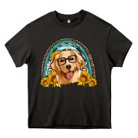 Asphalt golden retriever rainbow Heavy Core Tee - Artiststas