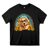 Black golden retriever rainbow Heavy Core Tee - Artiststas