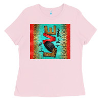 Bubblegum Pink for the love of the game ice hockey Ladies Tee - Jasminsmagicworld